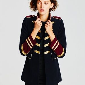(RARE) ZARA MILITARY BLAZER JACKET - SMALL